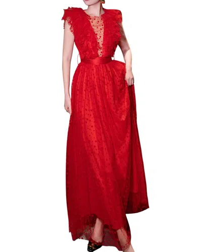 Burryco Brc By  Maxi Dress In Red