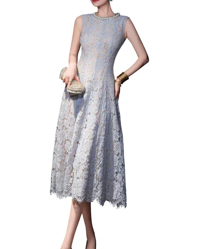 Burryco Brc By  Midi Dress In Blue