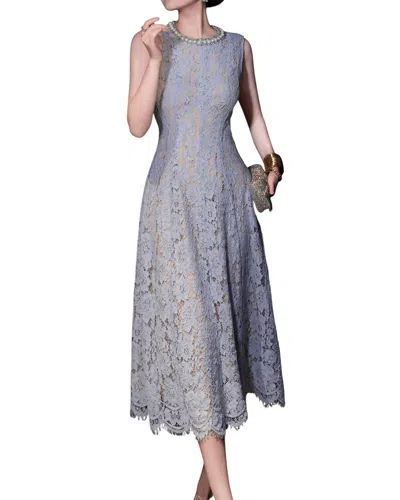 Burryco Brc By  Midi Dress In Gray