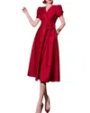 Burryco Brc By  Midi Dress In Red