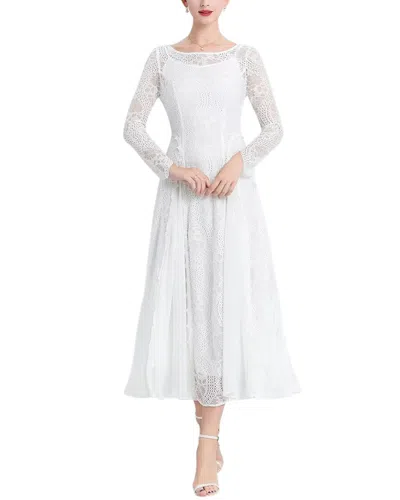 Burryco Brc By  Midi Dress In White