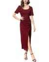 Burryco Dress In Burgundy