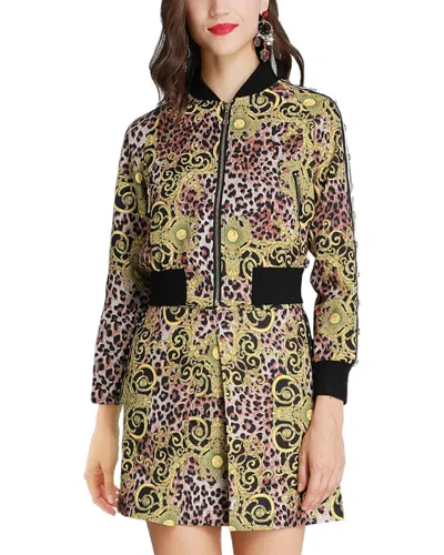 Burryco Jacket & Skirt Set In Multi