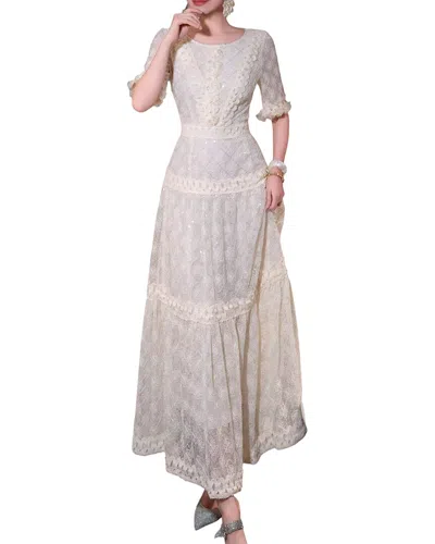 Burryco Maxi Dress In White