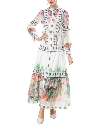 Burryco Maxi Dress In White