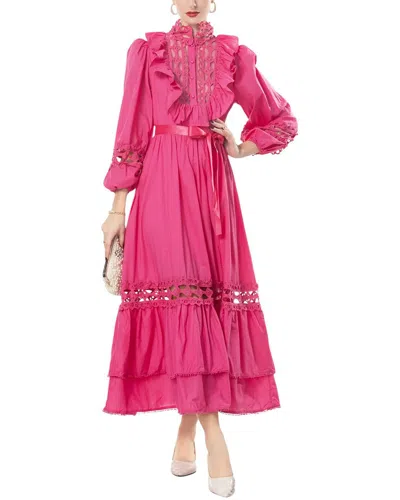 Burryco Maxi Dress In Pink