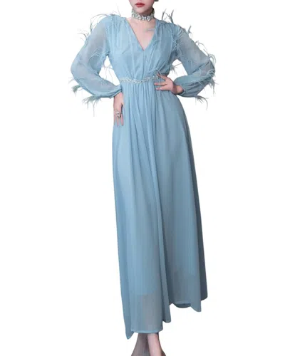 Burryco Maxi Dress In Blue