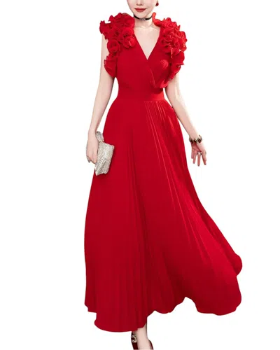 Burryco Maxi Dress In Red