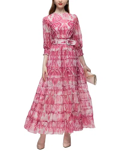 Burryco Maxi Dress In Pink