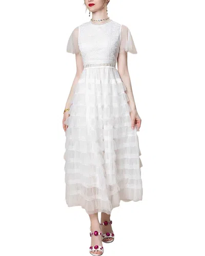 Burryco Maxi Dress In White