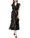 Burryco Sleeveless Midi Dress In Black