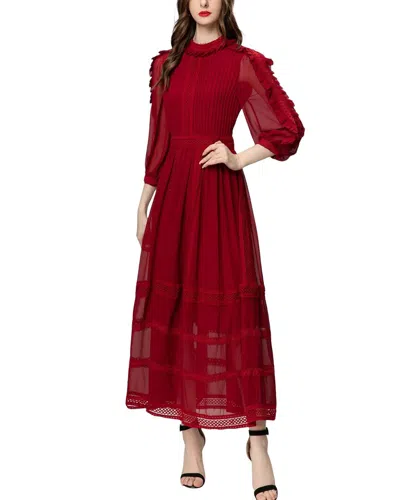 Burryco Maxi Dress In Red