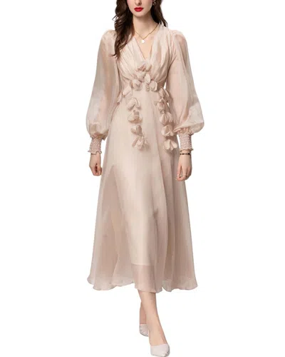 Burryco Maxi Dress In Beige