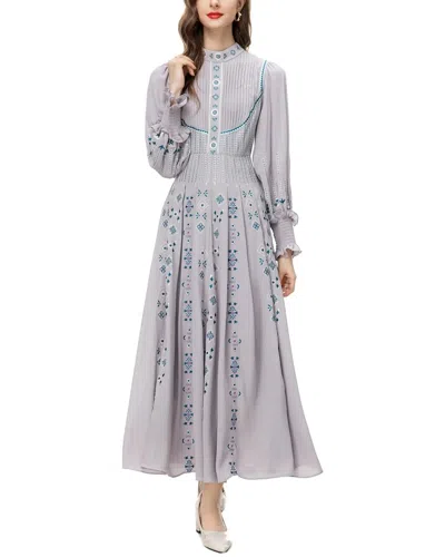 Burryco Maxi Dress In Grey