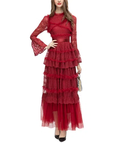 Burryco Maxi Dress In Red