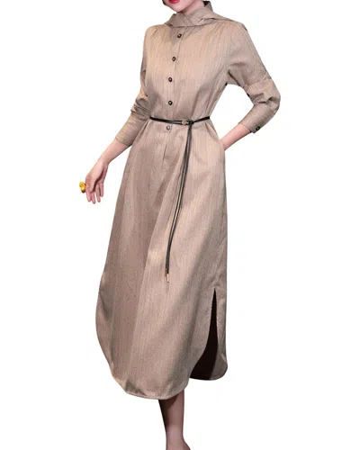 Burryco Maxi Dress In Apricot