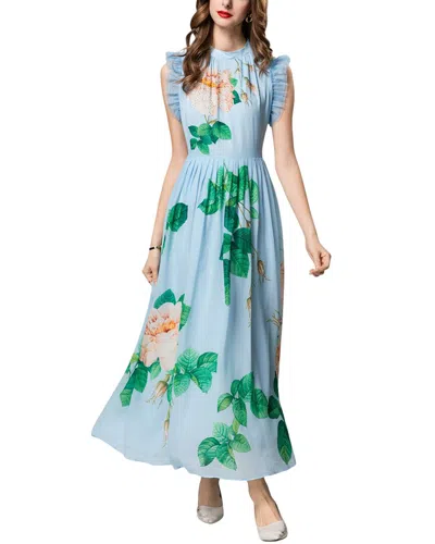 Burryco Maxi Dress In Blue