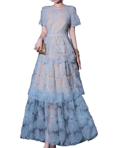 Burryco Maxi Dress In Blue