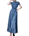Burryco Maxi Dress In Blue