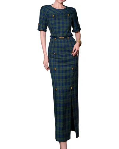 Burryco Maxi Dress In Blue