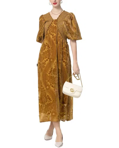 Burryco Maxi Dress In Brown