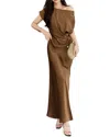 Burryco Maxi Dress In Brown