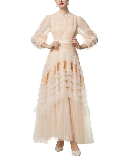 Burryco Maxi Dress In Metallic