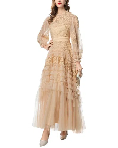 Burryco Maxi Dress In Nude