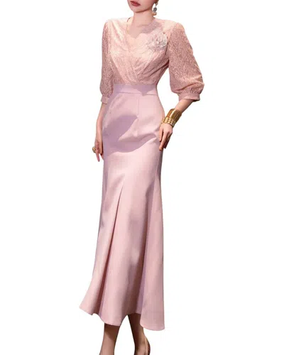 Burryco Maxi Dress In Pink