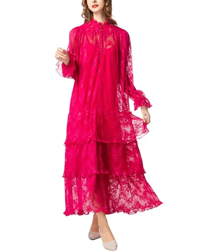 Burryco Maxi Dress In Pink