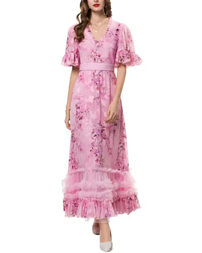 Burryco Maxi Dress In Pink