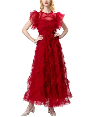 Burryco Maxi Dress In Red