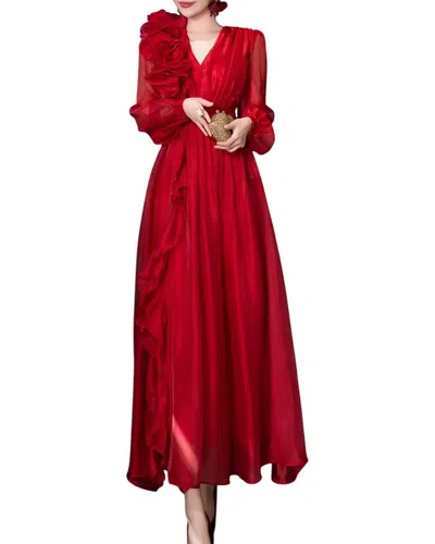 Burryco Maxi Dress In Red