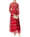 Burryco Maxi Dress In Red