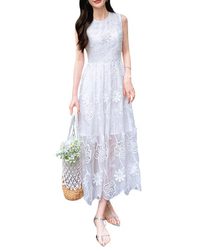 Burryco Maxi Dress In White