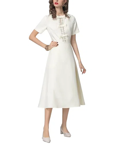 Burryco Midi Dress In White