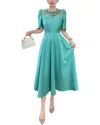 Burryco Midi Dress In Blue