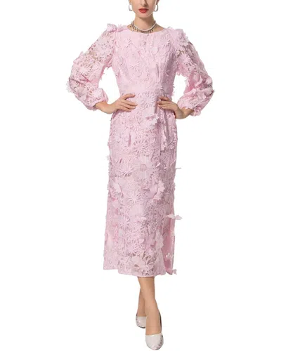 Burryco Midi Dress In Pink