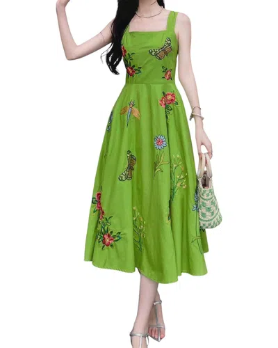Burryco Midi Dress In Green