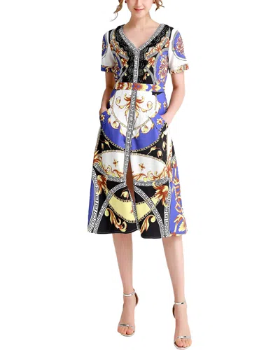 Burryco Midi Dress In Purple
