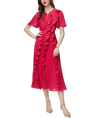Burryco Midi Dress In Red