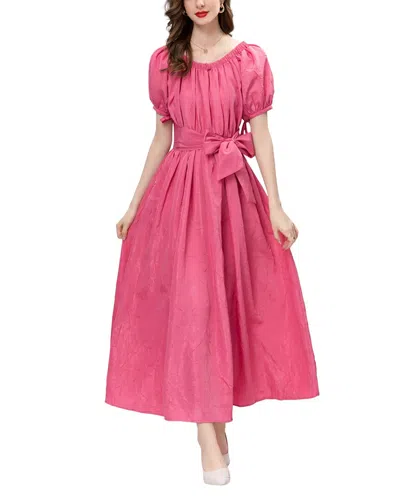 Burryco Midi Dress In Pink