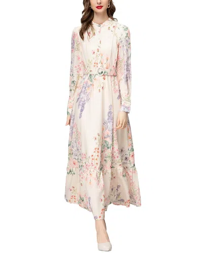 Burryco Midi Dress In Beige