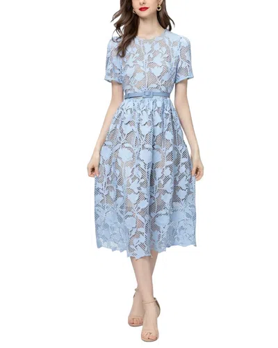 Burryco Midi Dress In Blue