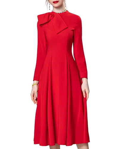 Burryco Midi Dress In Red