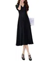 Burryco Midi Dress In Black