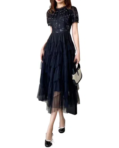 Burryco Midi Dress In Black