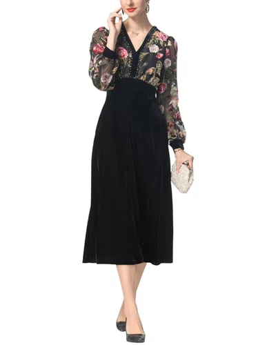 Burryco Midi Dress In Black