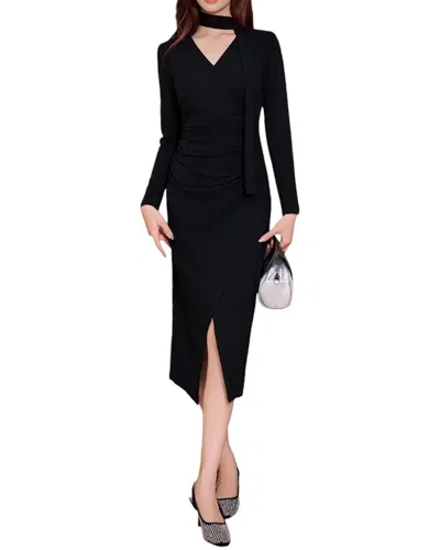 Burryco Midi Dress In Black