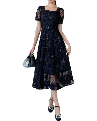 Burryco Midi Dress In Blue